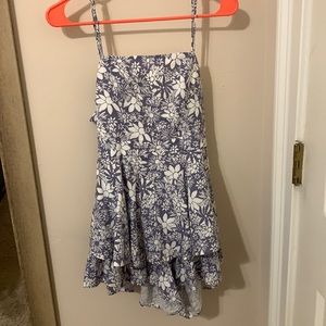 Floral Ruffle Romper Size Small